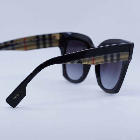 Burberry BE4364 39428G Women Sunglasses Black Square Frame, Grey Lenses main image 10